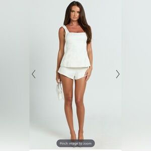 Jacob White Two-Piece Set